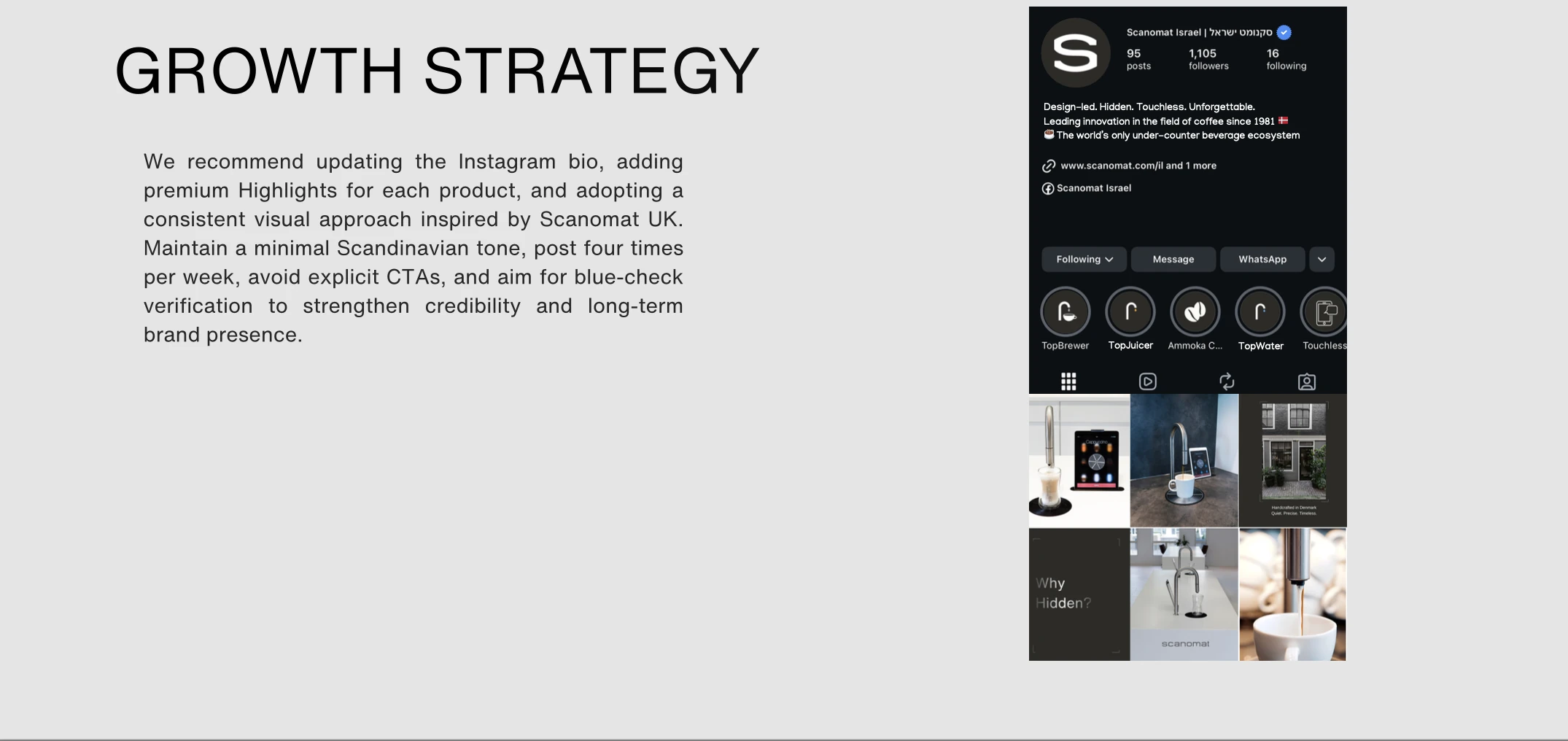 Scanomat growth strategy slide